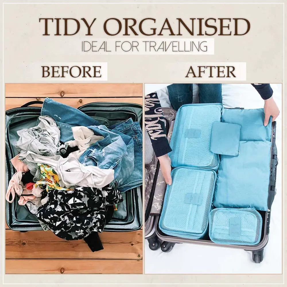 Luggage Packing Organizer Set (6pcs)