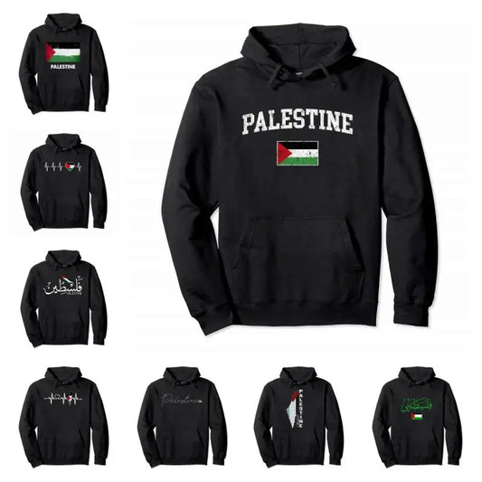 Cotton Palestine Pullover Hoodie