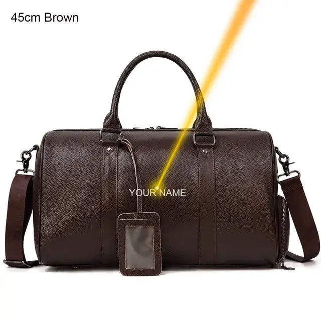 Genuine Leather Travel Bag